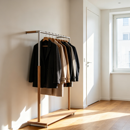 Space-Saving Coat Rack